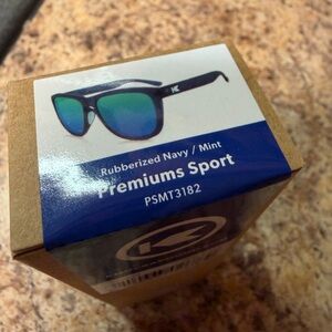 Knockaround Premium Sport Sunglasses Rubberized Navy / Mint